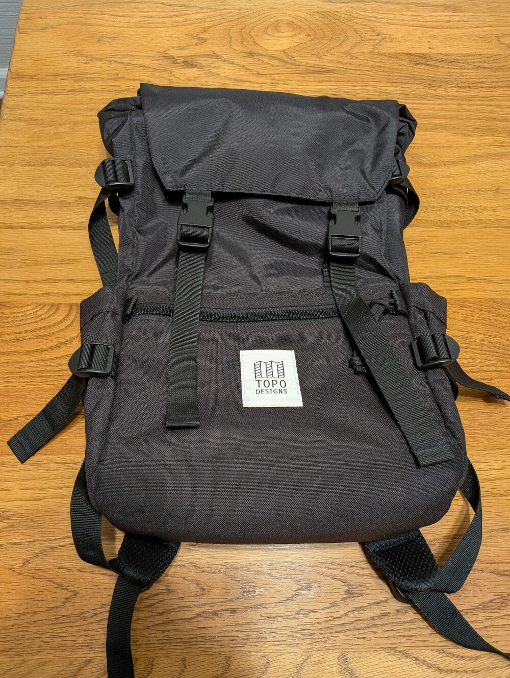 Topo Designs Rover Pack Classic Backpack Black 20L